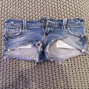 Hollister shorts size 1 denim